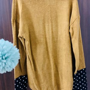 SHEIN Long Sleeves Collar Neck Top