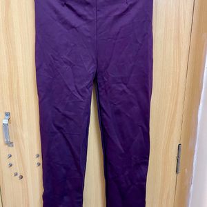 New With Tag Plum Coloured 30 Waist Formal Pant