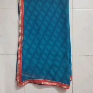 Daily Wear Blue Saree