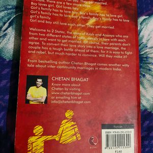 Chetan Bhagat's 2 States | Best Selling Novel