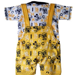 Baby Boy's and Girl's Cotton with teddy attached Wear 2 Pieces Clothing