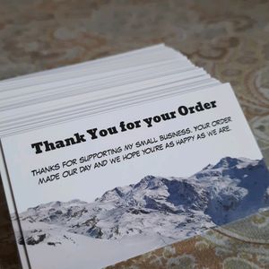 Thank You Cards For Small Businesses | 50 Pcs