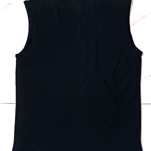 Round Neck, Sleeveless, Muscle Vest