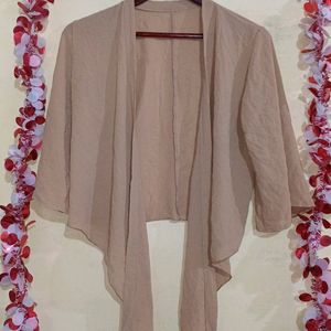 Beautiful Tan Color Shrug