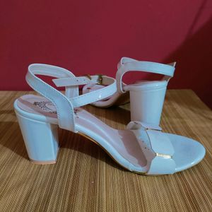 White Shoetopia Heels