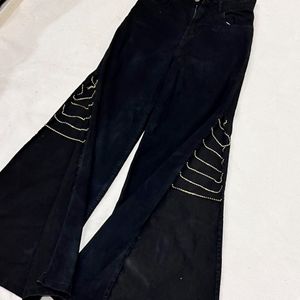 Embellished Black Jeans
