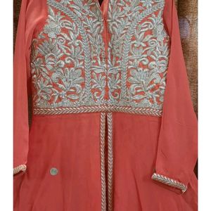 CREPE ANARKALI SUIT