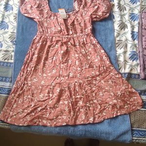 Zudio Floral Pink Dress