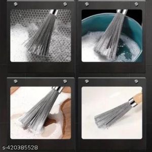 Stainless Steel Cleaning Pot Brush