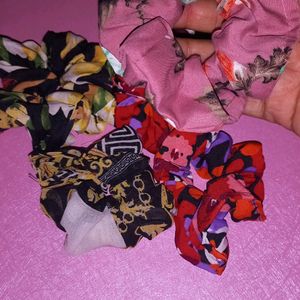 Scrunchies Pack Of 6