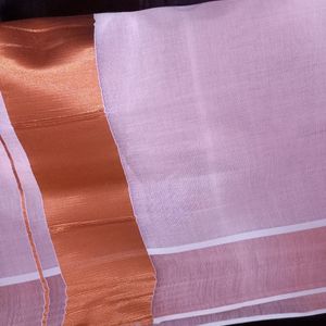 Copper Tissue Saree