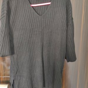 Imported Knit Top Black