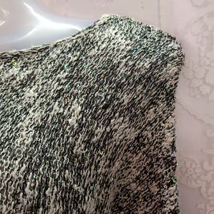 Shimmery Wollen Sweater For Party Wear