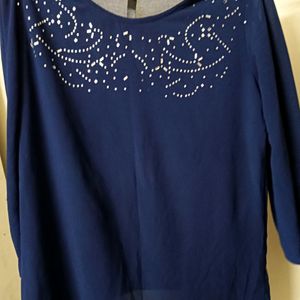 Navy Blue Top