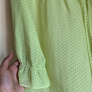 Lime Green Top In Very Good Condition