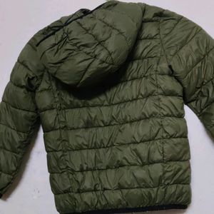 Zip Front Puffer Jacket