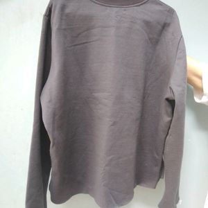 GREY HIGH-LOW SWEATSHIRT