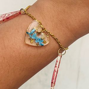 Loveable Resin Charms Bracelet