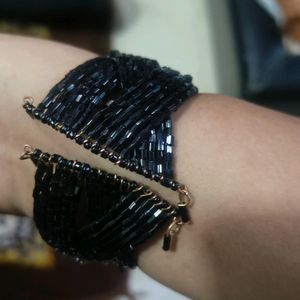 Black Beads Bracelet