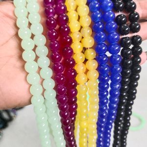 10 Glass Beads String