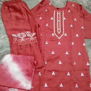 Embroidery Work Suit Set