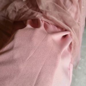 PARTY WEAR GOWN - ONION PINK COLR