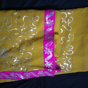 Saree With Attached Blouse