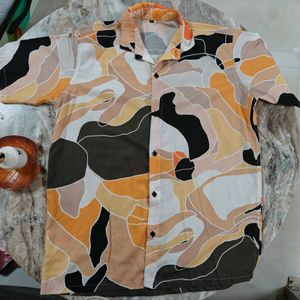 Abstract Pattern Multicolour Shirt
