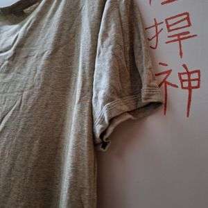 Grey [L] Sized T-shirt