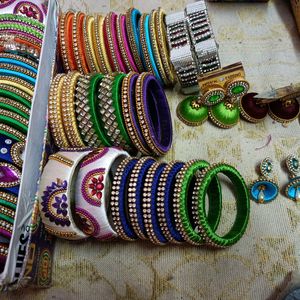 Clearance Sale Handmade Bangles N Earrings