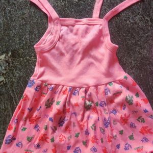 Pink Frock For 0-6 Months Baby Unused.newborn Clothes.