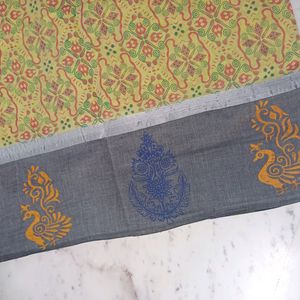 Lightly Used Mangalagiri Cotton Saree