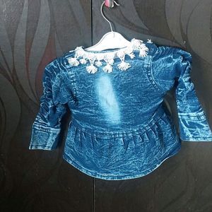 1 Year Girl Denim Dress