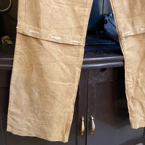 Beige Cargo Style Bottom