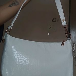 Myntra White Shoulder Bag Purse Sling New Unused