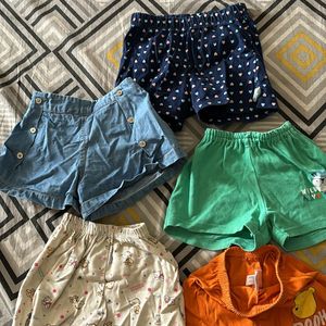 5 Pair Of Shorts / Underwear For Baby