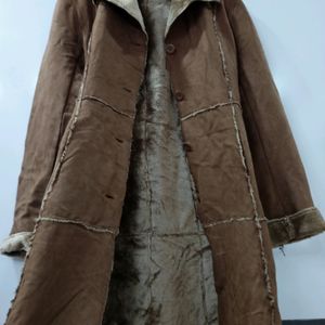 Kashmiri Leather Overcoat