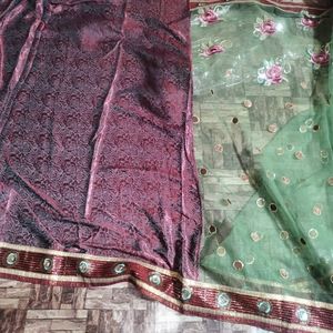 Heavy Border Saree