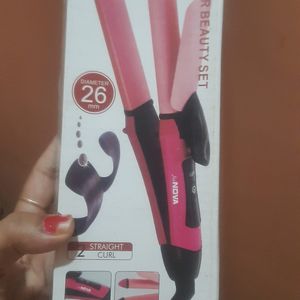 Hair Straightener Nova 3 In One