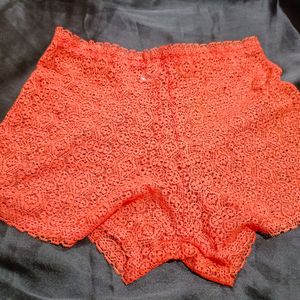 Net Stretchable Shorts