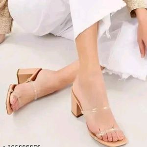 Elegant Transparent Belt Heels 👠