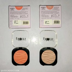 Plum Shimmer Blushers & Highlighter