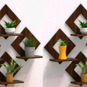 Combo Of 8 Wooden Stand For Home Decor