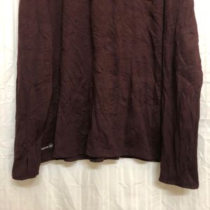 Russell Long Sleeve Maroon Hoodie