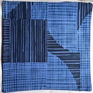 45x45 Navy Blue Designer Cushion Cover