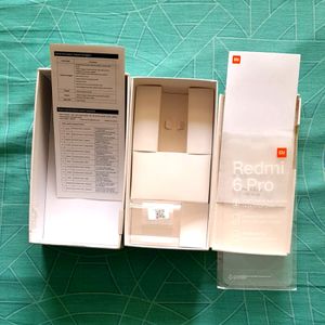 Only Box Of Redmi 6 Pro Mobile