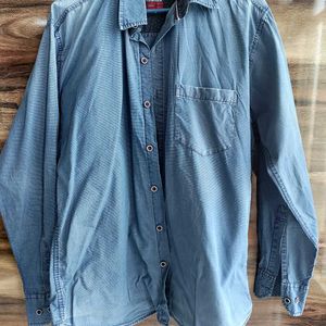 Rough Look Denim Shirt