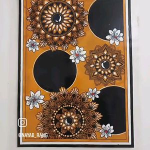 Mandala Canvas Art Piece