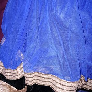 Girls Blue Partywear / Festive Dress