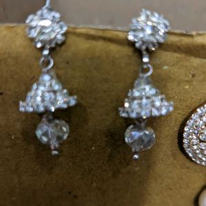 AD Stone Earrings Combo / Buy One Get1 Free